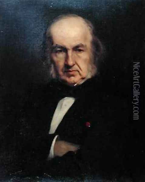 Claude Bernard 1813-78 1870 Oil Painting - Charles August Mengin
