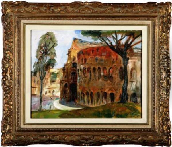 Il Colosseo Oil Painting - Erma Zago