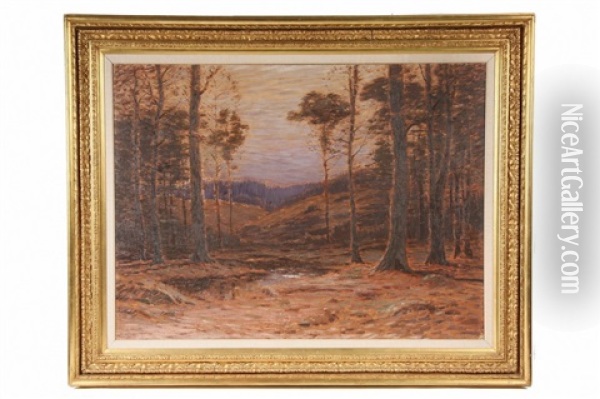 Early Sunrise Oil Painting - Leonard Ochtman