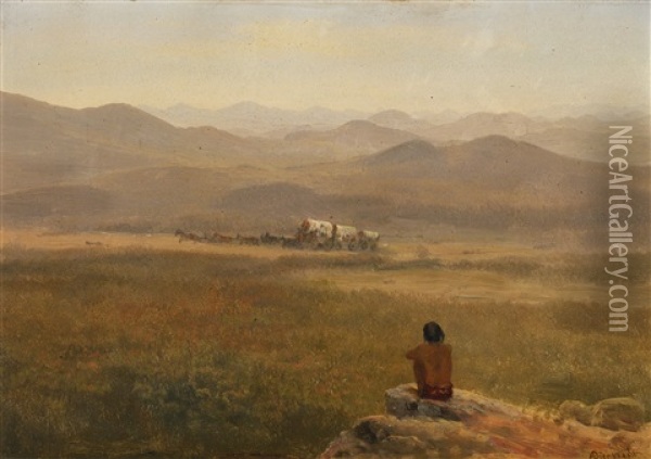 The Lookout Oil Painting - Albert Bierstadt