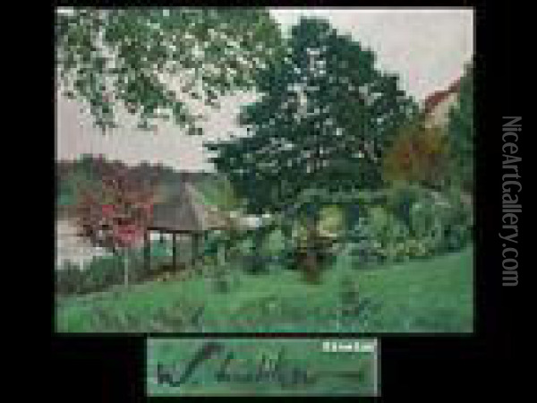 Garten In Grunheide, Fruhling Oil Painting - Walter Leistikow