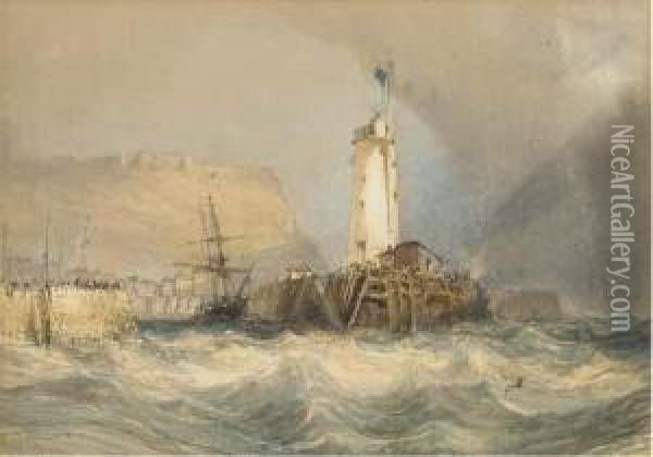 Coming Out On The Tide Oil Painting - William Collingwood Smith
