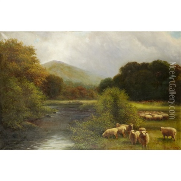 In The Highlands Oil Painting - Charles Macdonald Manly