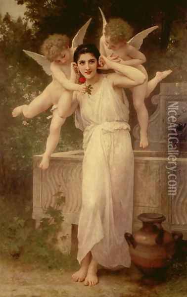 Youth Oil Painting - William-Adolphe Bouguereau