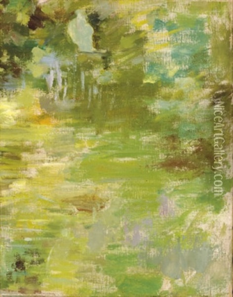 Landscape (study) Oil Painting - Theodore Robinson