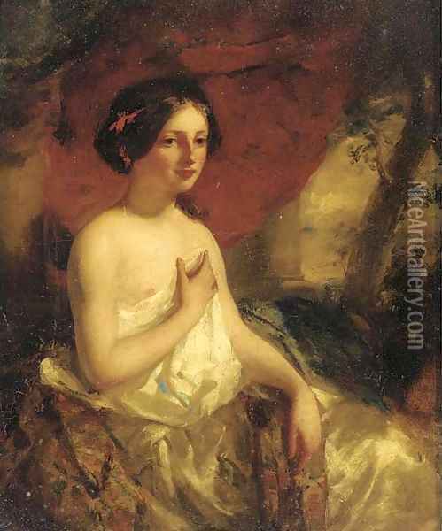 A female nude Oil Painting - William Etty