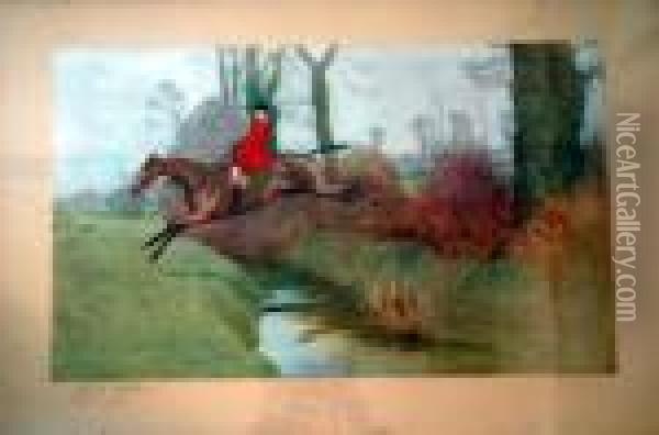 The Pytchley Hunt Oil Painting - Cecil Charles Aldin
