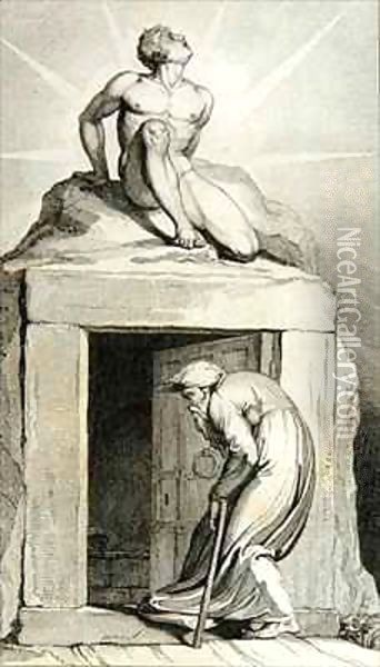 Death's Door Oil Painting - William Blake