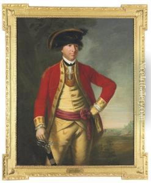 Portrait Of General Eyre Massey Oil Painting - Robert Hunter