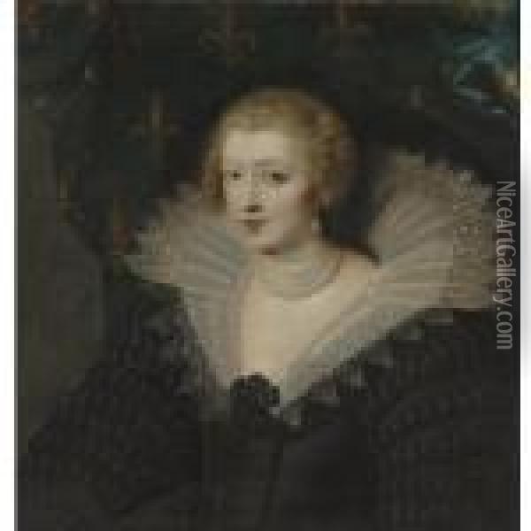 Queen Anne Of Austria Oil Painting - Peter Paul Rubens