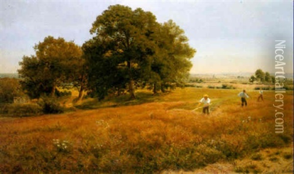 A Hot Day Oil Painting - John Clayton Adams