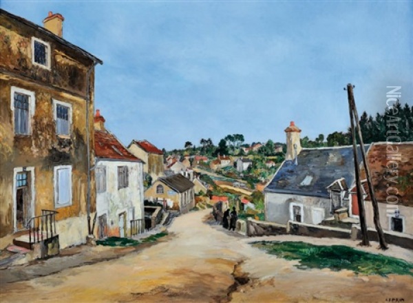 Le Moulin Des Ruats A Avallon Oil Painting - Marcel Francois Leprin