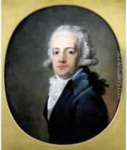 Portrait De Francois Antoine Herman Oil Painting - Henri Pierre Danloux