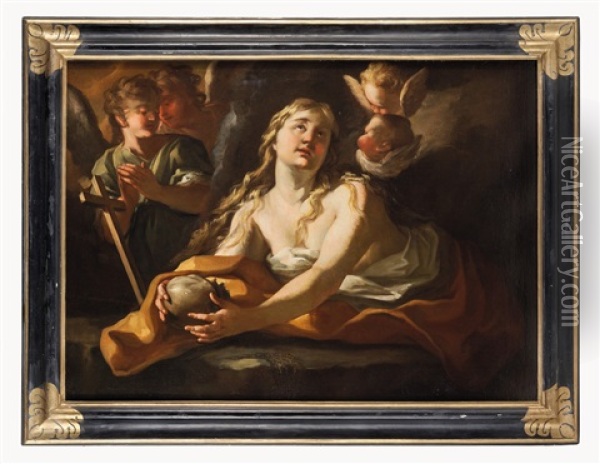 Maddalena Oil Painting - Gaspare Diziani