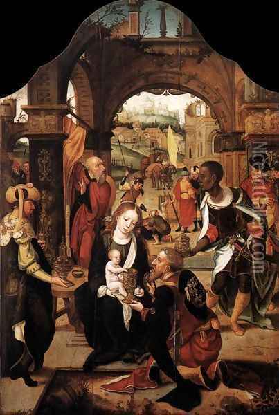 Adoration of the Magi Oil Painting - Flemish Unknown Masters