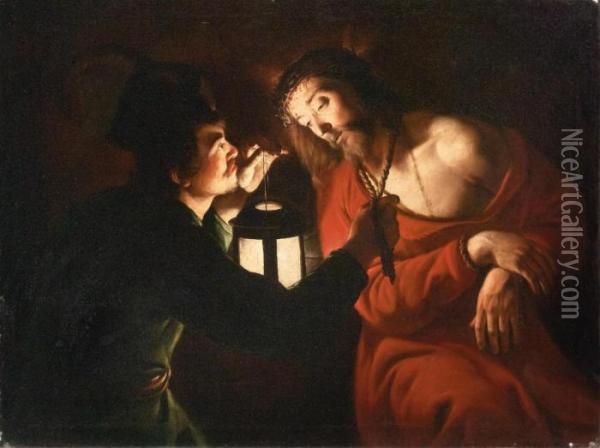 Cristo Deriso Oil Painting - Trophime Bigot