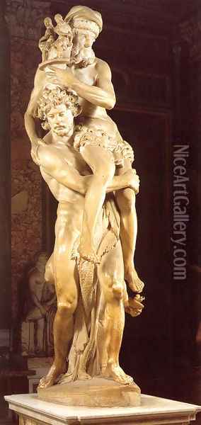 Aeneas and Anchises Oil Painting - Gian Lorenzo Bernini