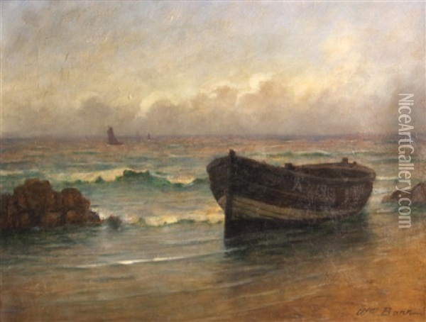 Stonehaven Fishing Boat Oil Painting - William Barr