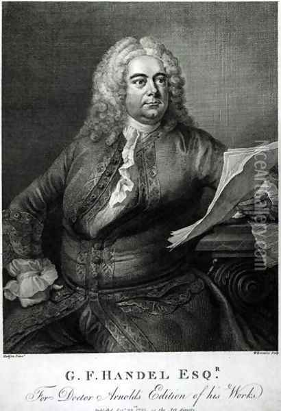 George Frederick Handel 1685-1759 Oil Painting - Thomas Hudson