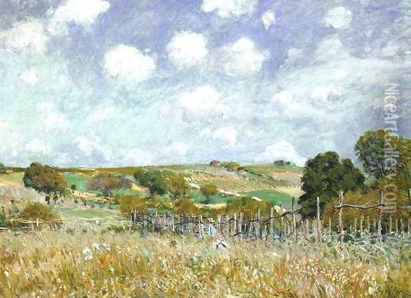 Meadow 1875 Oil Painting - Alfred Sisley