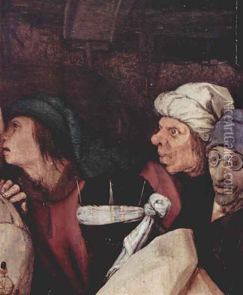 Adoration of the Magi, detail 4 Oil Painting - Pieter the Elder Bruegel