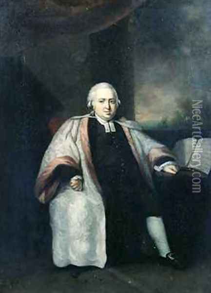Dr Philip Hayes 1788 Oil Painting - John Hamilton Mortimer