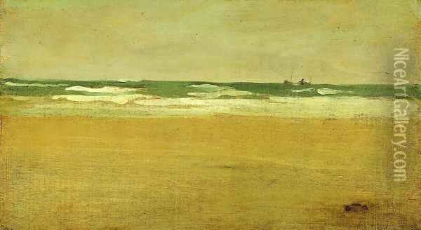 The Angry Sea Oil Painting - James Abbott McNeill Whistler