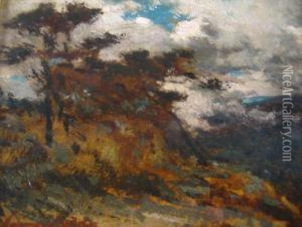 In The Mountains Oil Painting - Elliott Daingerfield
