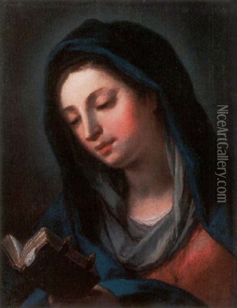 The Virgin Reading Oil Painting - Carlo Maratta