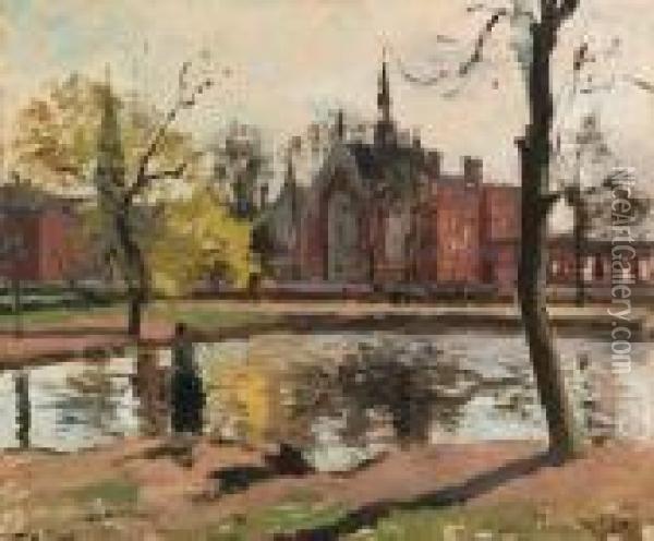 Dulwich College, Londres Oil Painting - Camille Pissarro