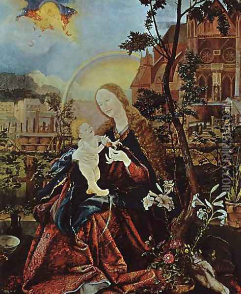 Stuppach Madonna Oil Painting - Matthias Grunewald (Mathis Gothardt)