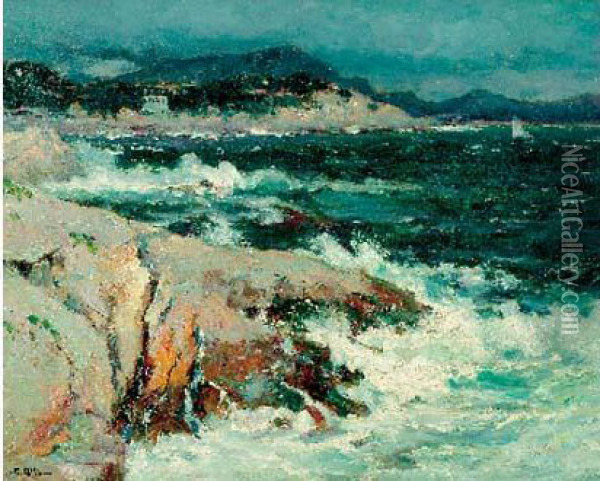 La Reserve A Marseille Oil Painting - Jean-Baptiste Olive