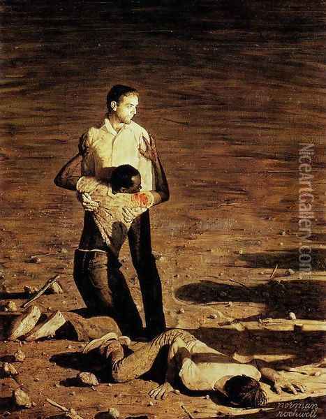 Southern Justice Oil Painting - Norman Rockwell