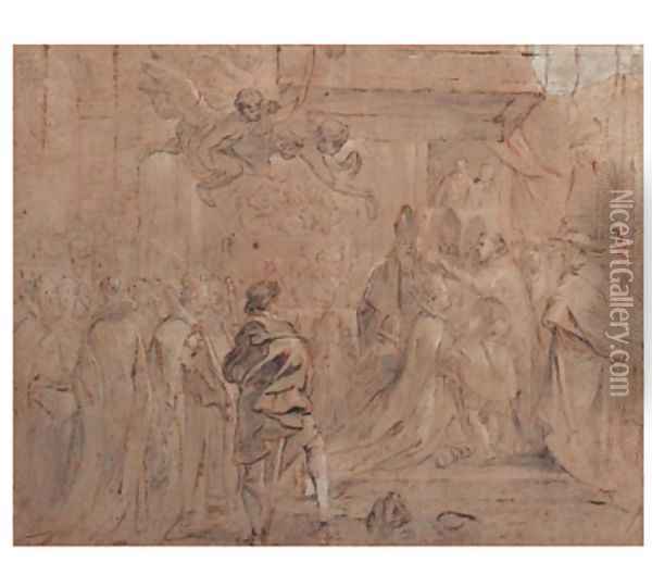 The Coronation of Maria de'Medici Oil Painting - Sir Peter Paul Rubens