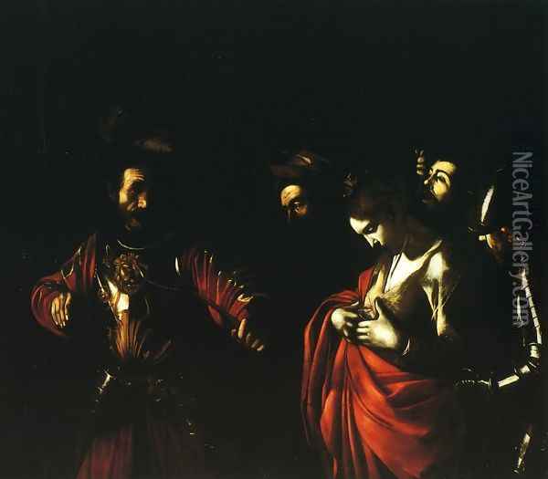 Martyrdom of St. Ursula Oil Painting - Caravaggio
