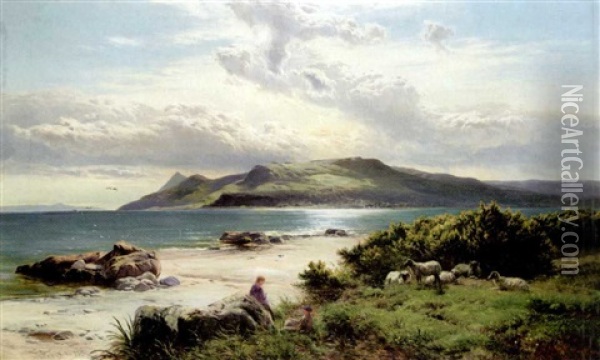 Brodrick Bay, Arran Oil Painting - Sidney Richard Percy