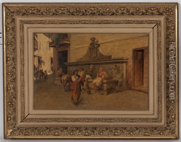 Old Granada Oil Painting - Pollock Sinclair Nisbet