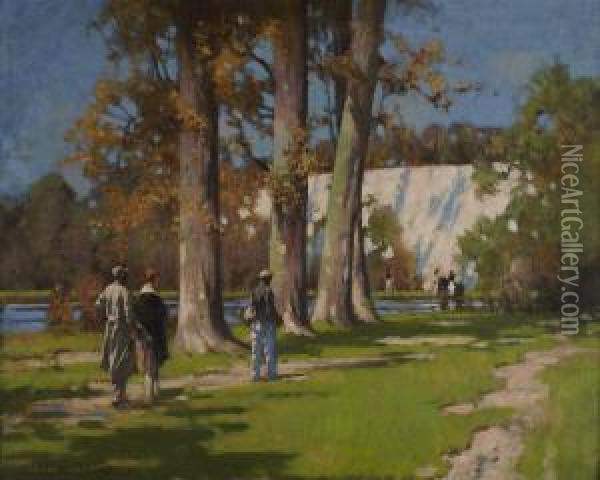 In The Park Oil Painting - George Henry