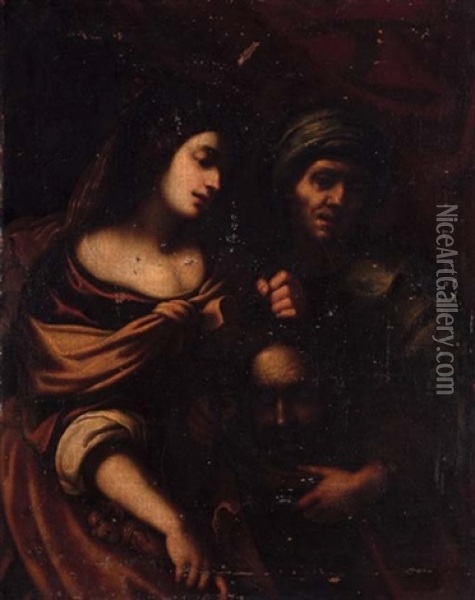 Judith With The Head Of Holofernes Oil Painting - Rutilio Manetti