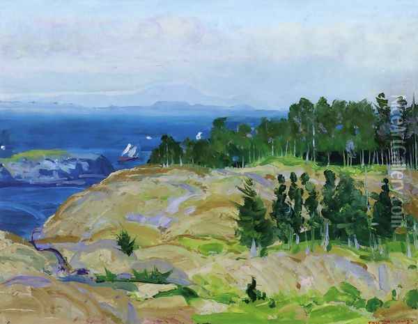 Green Point Oil Painting - George Wesley Bellows