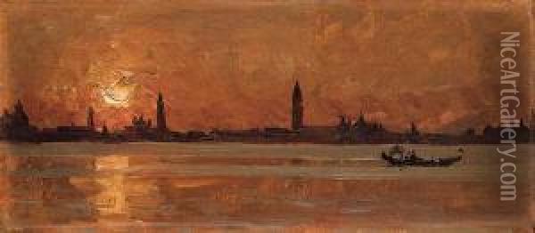 Venise Oil Painting - Francois Bocion
