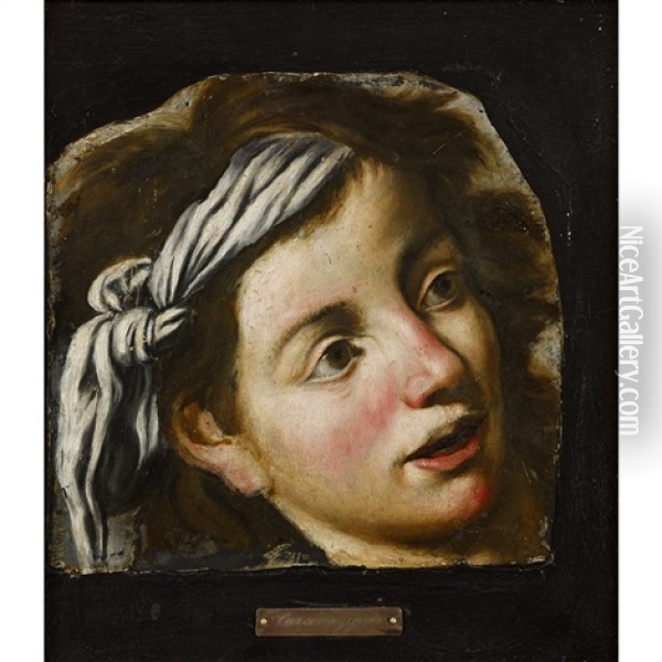 Head Of A Man Oil Painting - Carlo Maratta