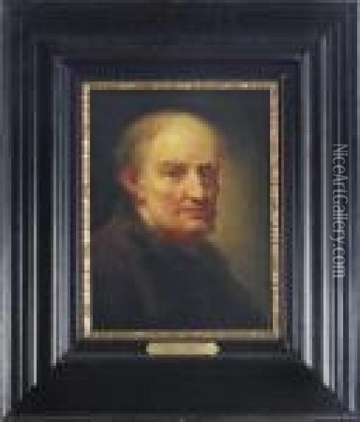 Head Of An Old Man Oil Painting - Balthasar Denner