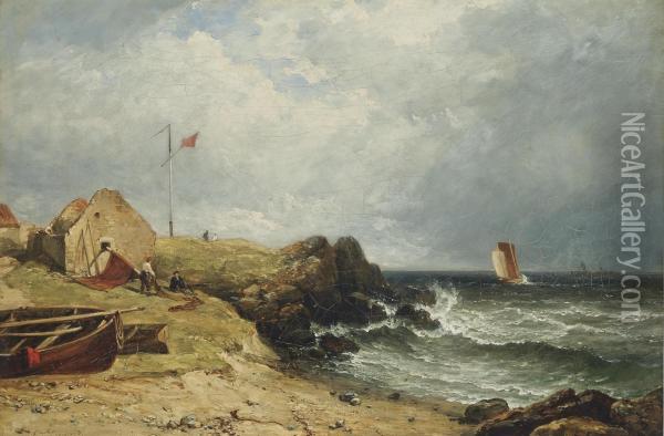A Freshening Breeze Oil Painting - Edmund Thornton Crawford
