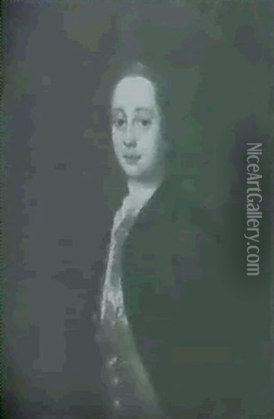 Portrait Of John Dawson Damer 1st Earl Of Portarlington     (1744-1798) Oil Painting - James Latham