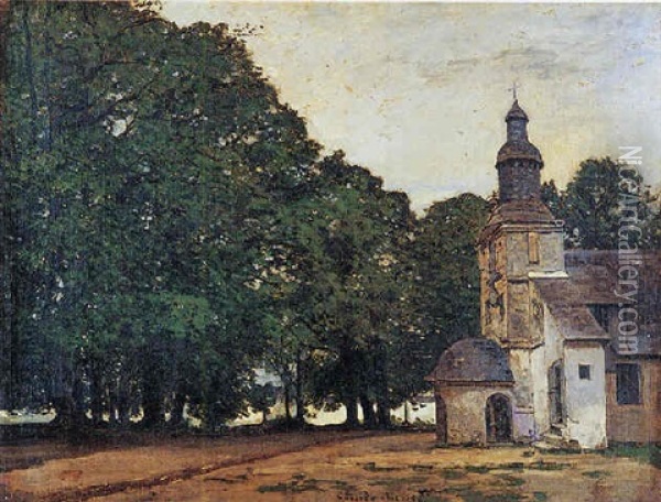 La Chapelle De Notre-dame De Grace, Honfleur Oil Painting - Claude Monet