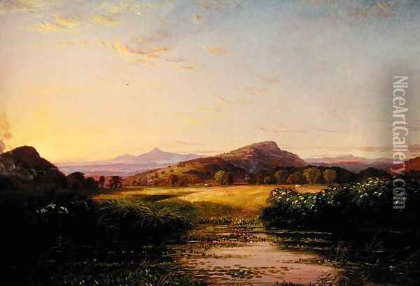 Landscape Sketch 2 Oil Painting - Thomas Hiram Hotchkiss