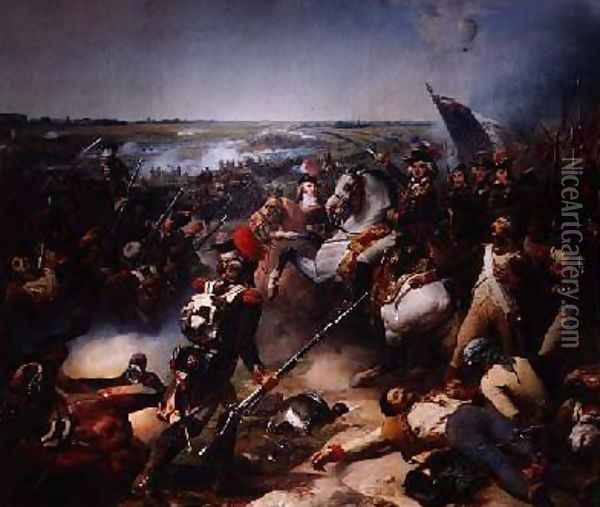 Battle of Fleurus 26th June 1794 1837 Oil Painting - Jean Baptiste Mauzaisse