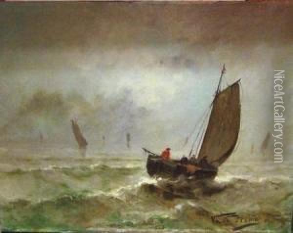 Marine Oil Painting - Van Der Sllam