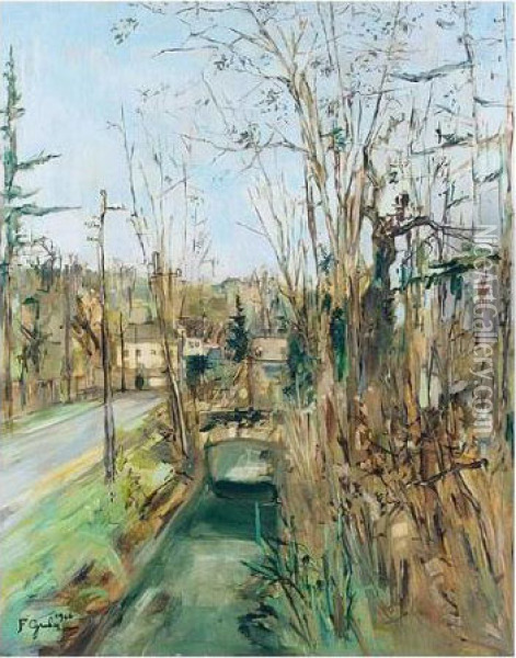 Le Canal Oil Painting - Francis Gruber